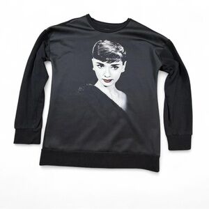 Audrey Hepburn pullover sweater size medium classic Hollywood film noir